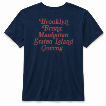 Navy Relaxed Cotton T-Shirt