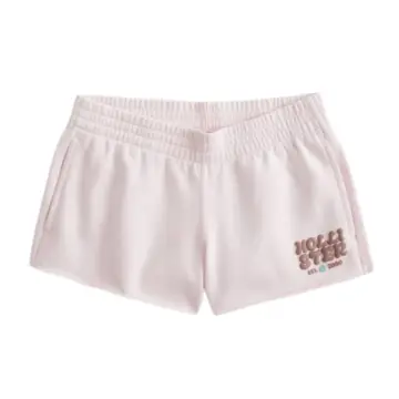 Light Pink Smocked Waist Relaxed Shorts