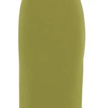 Olive Green Midi Wrap Dress