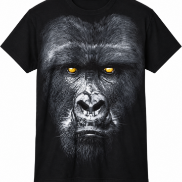 Black Graphic Print T-Shirt